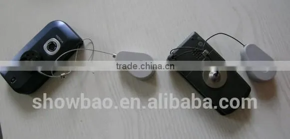 Anti-theft pull box / cable retractor / recoiler / security tether