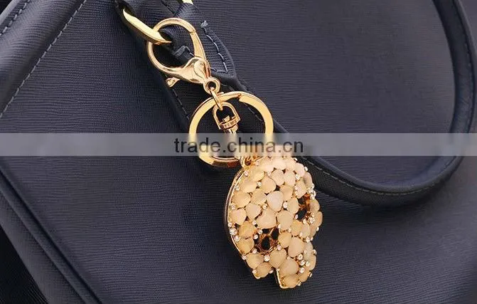 Kingman 2013 Rhinestones High Quality Skull Head Keychain