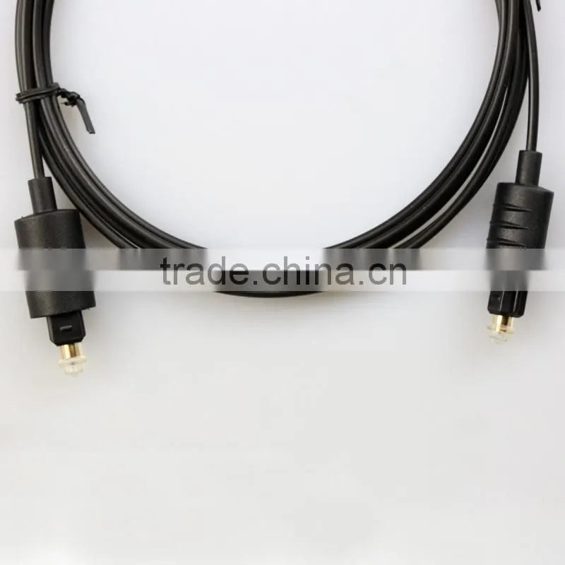 Economic Model Optical Fibre Cable Toslink to Toslink 2.2mm Cable Plug Gold Plated to usb adapter