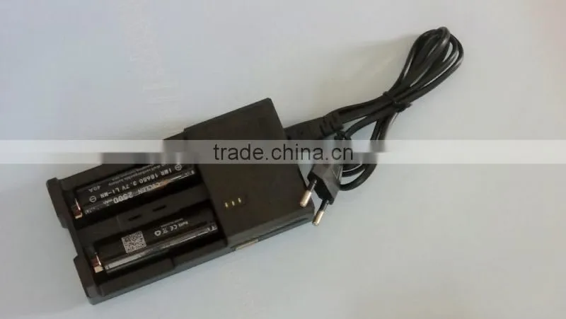 lifepo4 battery 18650 cell 2 PCS cells universal charger from China