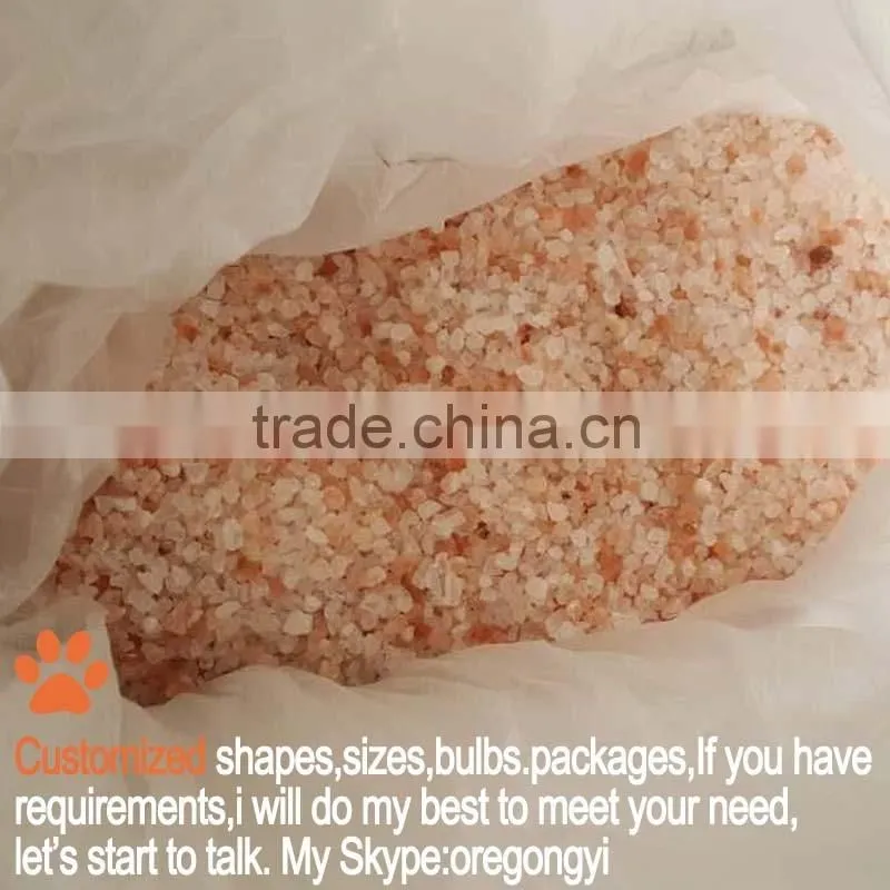 factory directly selling good quality with goood price himalayan rock salt pink granular 2-5mm