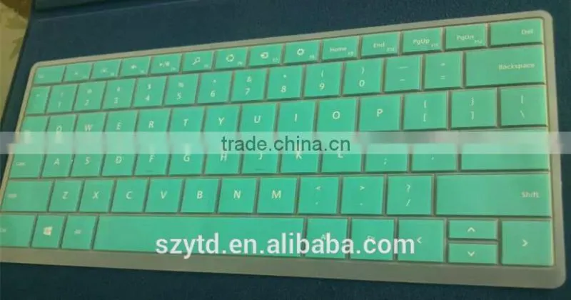 silicone keyboard cover for microsoft surface pro 3 type cover