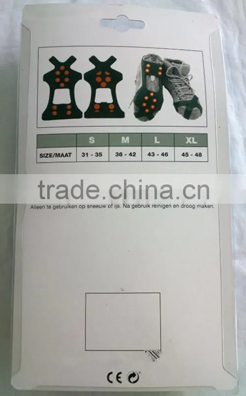 safety footwear non-slip shoes 10 stud snow grips