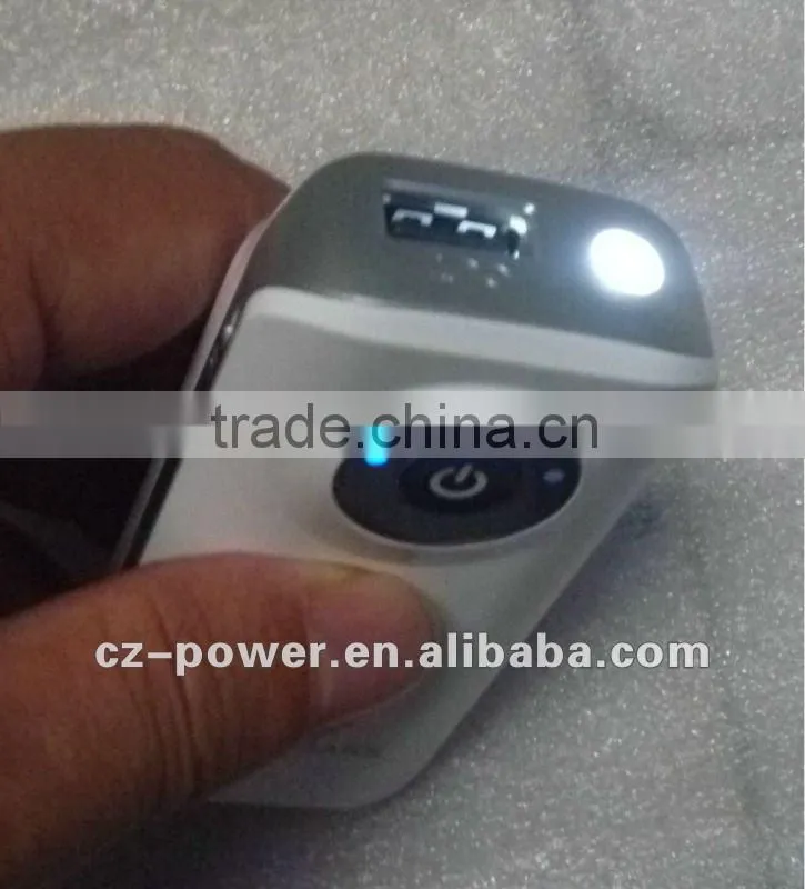 5000mAh good design power bank with led light for smartphone