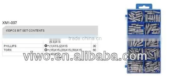 CR-V 6150 25mm screwdriver Bits Set