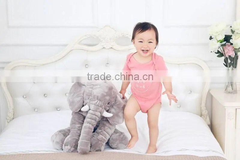 Hot Style Children's Elephant Doll/ Elephant Back Cushion Pillow WeiDang Super Soft Plush Toys Elephant Baby Pillows Waist