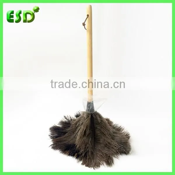 ESD Wooden Handle Ostrich Feather Duster,Anti-Static Duster