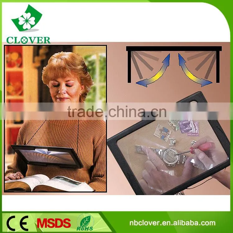 Table lamp plastic material large magnifying glass