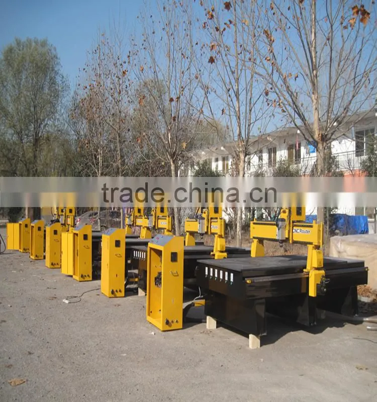 Italy HSD spindle 6kw 1325 cnc wood carving/cutting machine on MDF