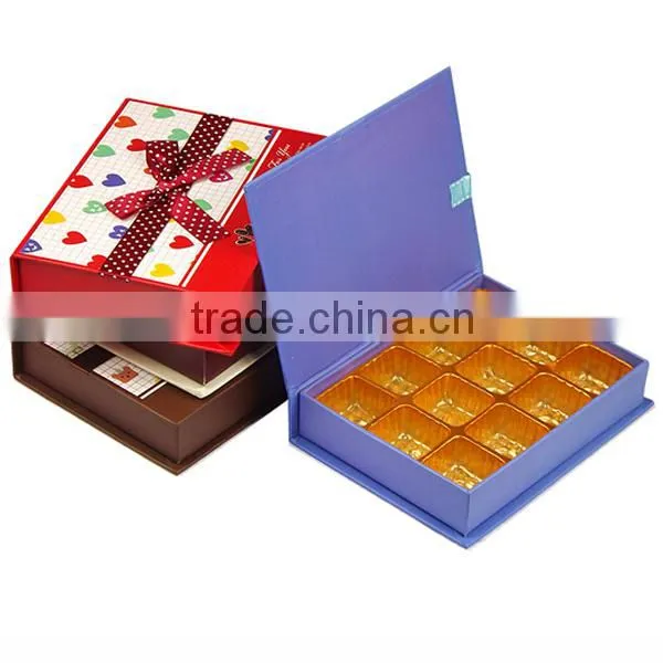 Delicate Ribbon Clamshell Chocolate Box