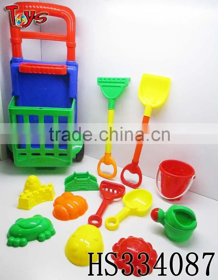 13PCS beach play kids sand tools toy bucket truck