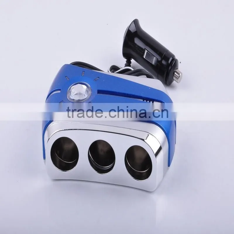 Blue with Diamond for Indicator Car Cigarette Lighter Plug