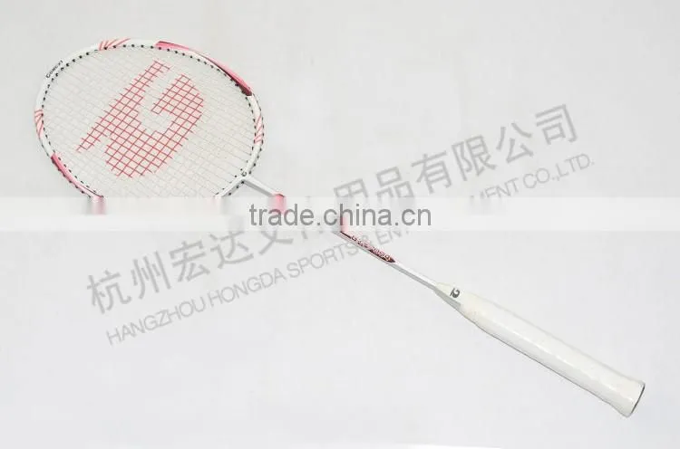 GX-7004 cheap price aluminium&steel custom badminton rackets overgrips/led badminton
