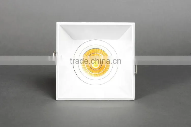 Square recessed cob led downlight 10w downlight led