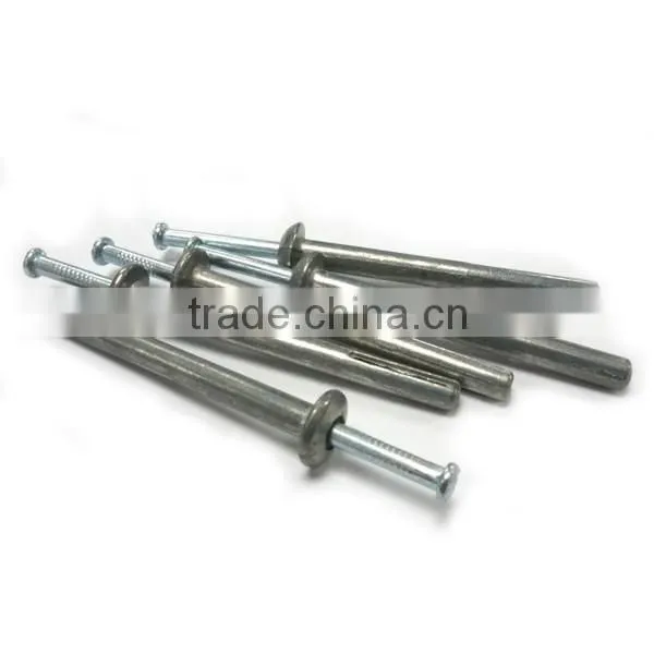 China Zamac Nail Anchor zinc alloy hammer drive anchor
