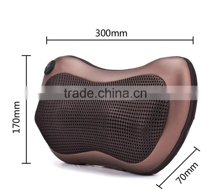 travel neck messager electric pillow case car seat and home electric massage pillow cushion