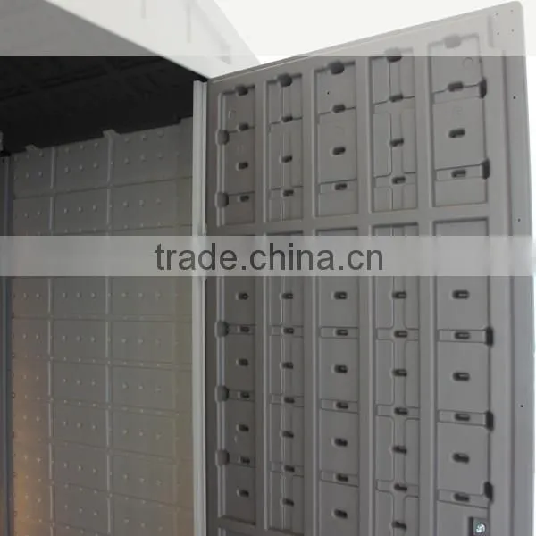 Warranty 5 years UV Resistance HDPE shed