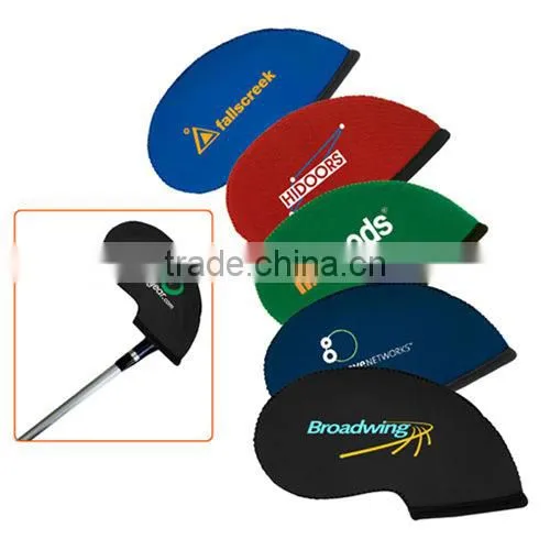 2014 fashionable elastic and durable neoprene golf iron head cover