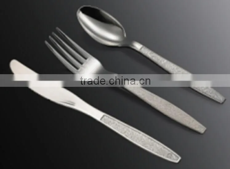 Large Plastic Forks Knife And Spoons,Siver Coated Cutlery,Disposable Plastic Metallic Cutlery