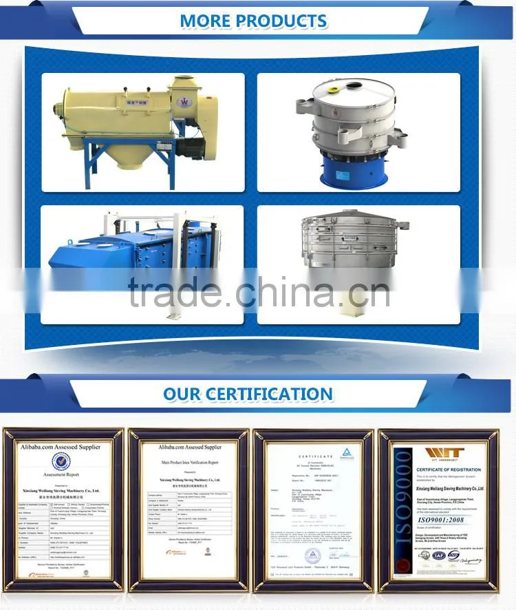 WL grains seed vibration sieve grader screener machine