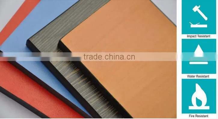 Cheap HPL Panel Price for Kitchen Table Tops Door Laminate Locker / Compact High Pressure Laminate