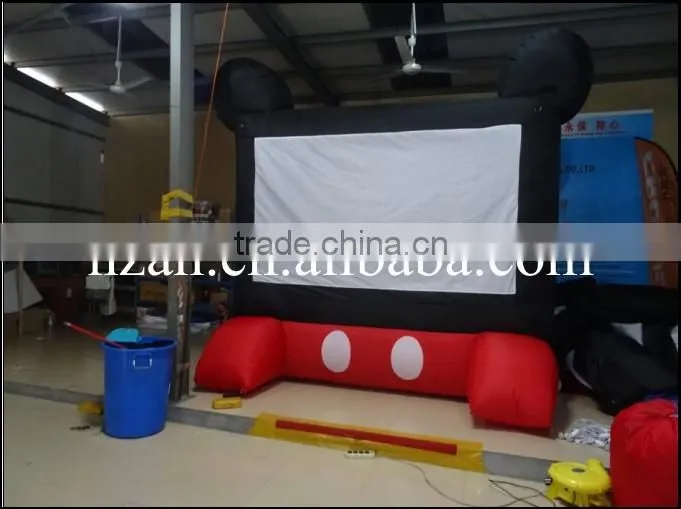 Low Price Inflatable Movie Screen/inflatable folding screen