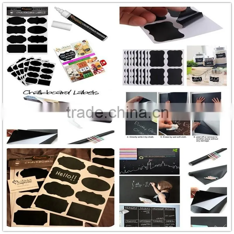 Nice Decorative Removable Adhesive Chalkboard Labels