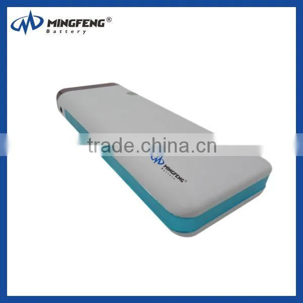 High capacity Metal three ports 10400mah Power bank for iphone