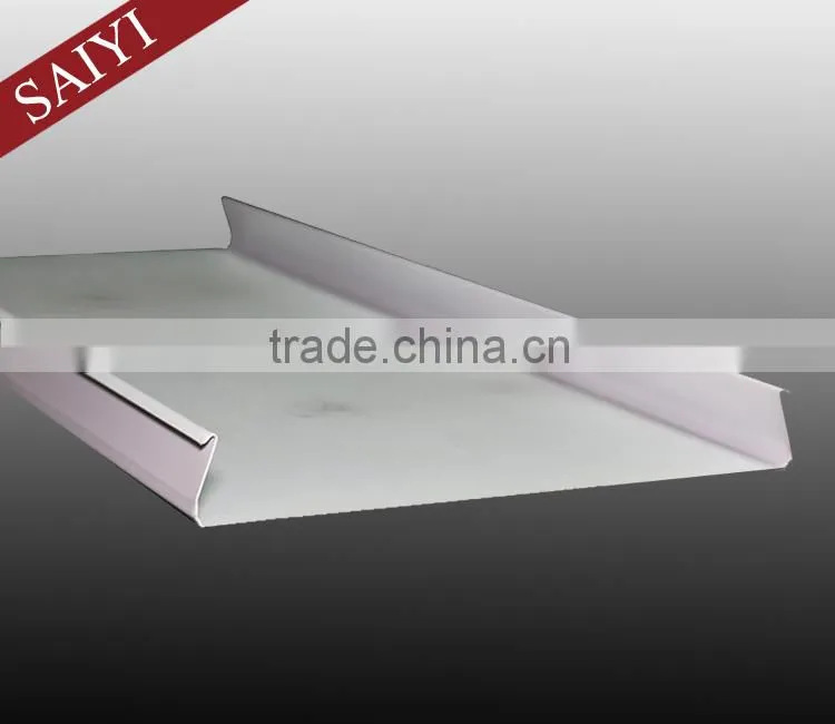 China manufacturer white strip suspended aluminum ceiling