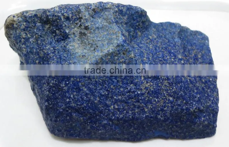 Natural Afghan Lapis Lazuli Rough Gemstone With Rare Golden Matrix Opaque Blue Color Good Quality