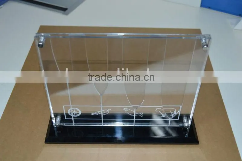 2016 fashion design clear Acrylic Knife Block for sale