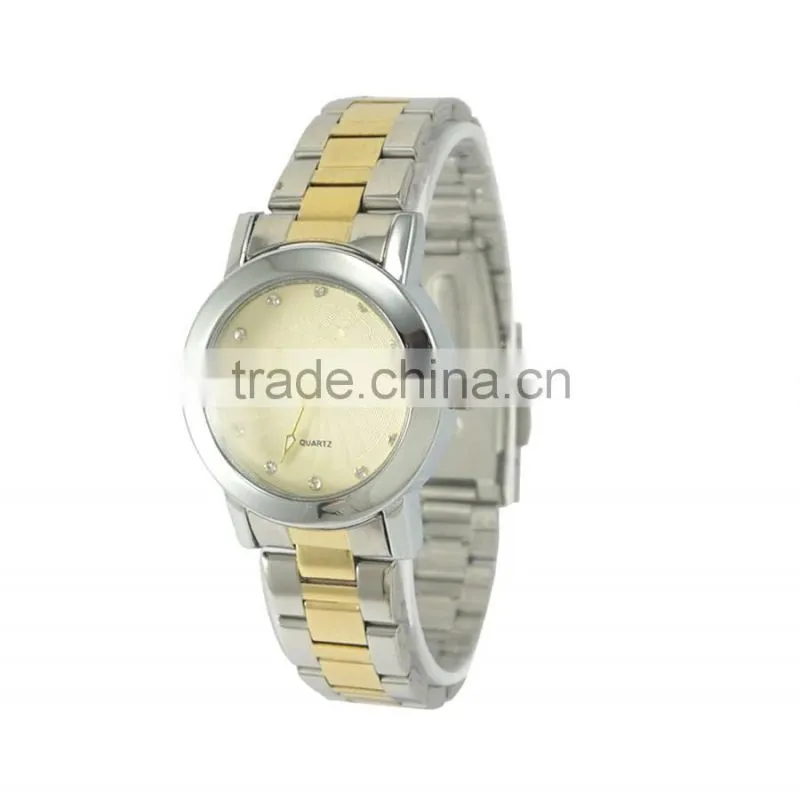 New developed models classical quartz women watches silver and gold color design wrist watch women