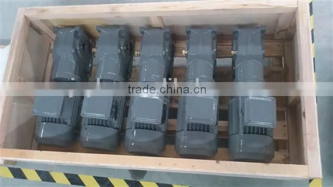 F series high speed manual worm screw gearbox