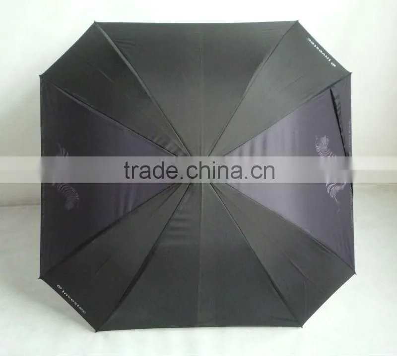 Leather plastic handle umbrella