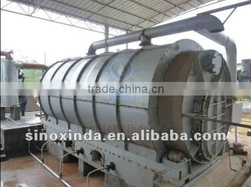 Green project! Used rubber/plastic into diesel oil machine