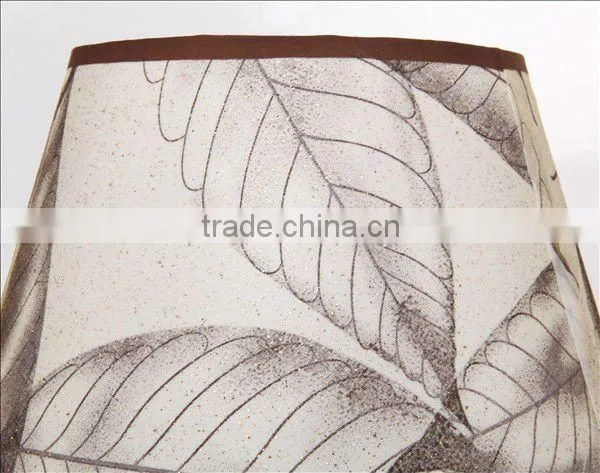 fancy lamp shades with leaves