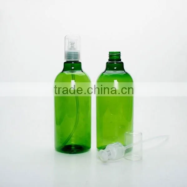 Treatment pump PET 500ml Green Clear