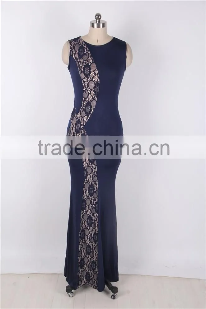 Unique Design Long Style Mature Women Party Wear Red Evening Dress
