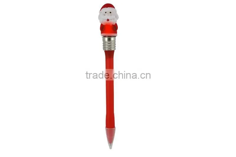 Yes Novelty Christmas design light ball pen/fancy Pen