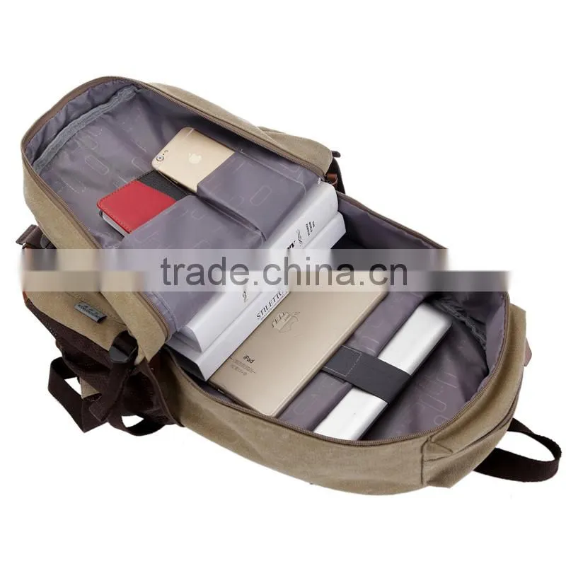 fashion trend camping custom canvas backpack
