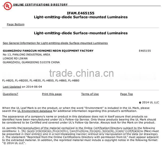 IP66 UL cUL outdoor floodlight LED 150w