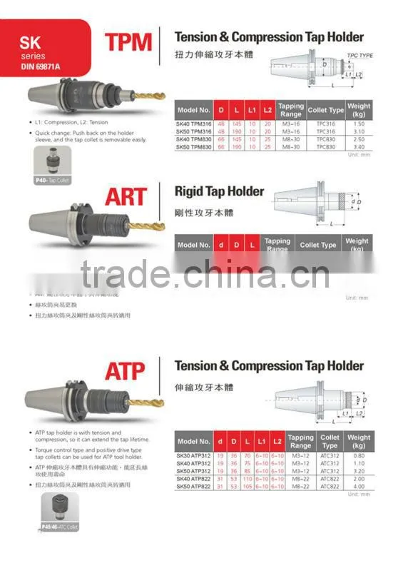 DAT-50-G1224 Floating Tapper Tool Holder