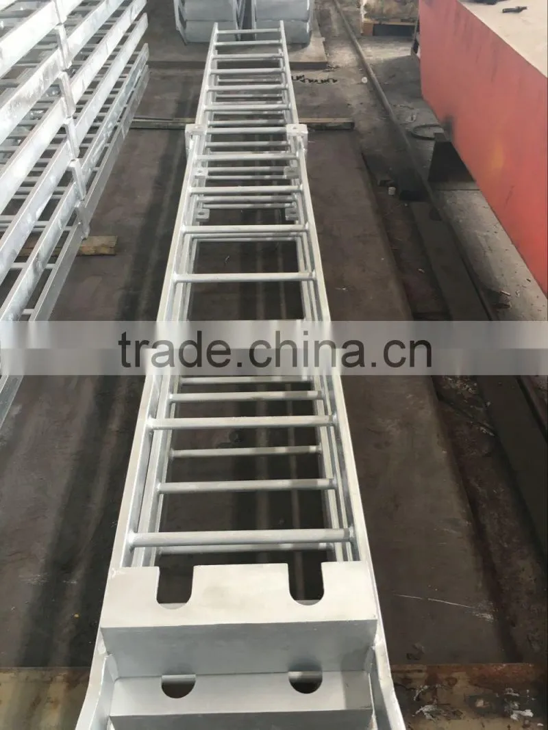 China supplier Hot Dip Galavnized Steel Boat Ladders