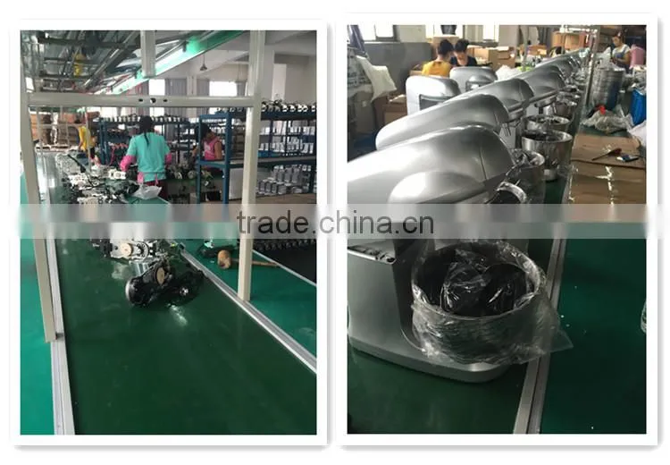Steel gear system 1000W 6 speed stand mixer