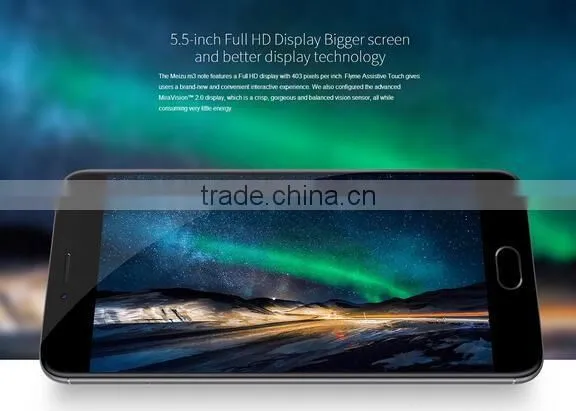 MEIZU M3 Note 16GB Helio P10 Octa Core Android 5.1 5.5 inch FHD Screen 2GB RAM 16GB ROM 5.0MP + 13MP Cameras Fingerprint Compass