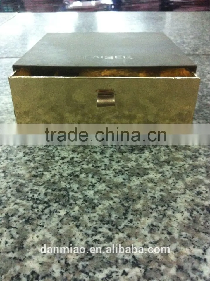 2015 new customized paper box with Two drawers for jewerly