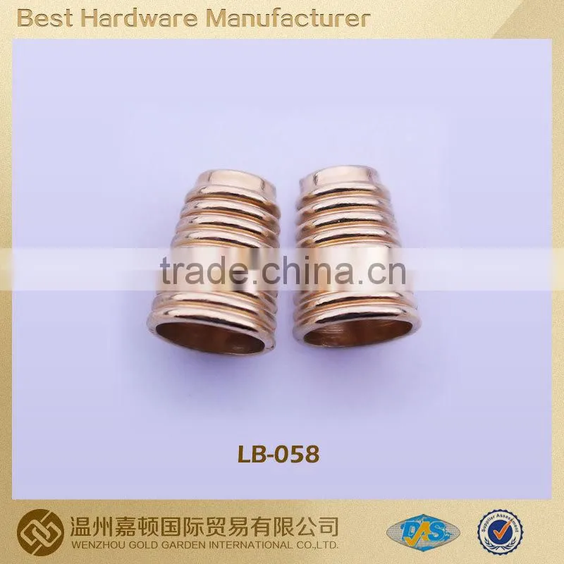 metal end cord fashion designs customized/ drawstring cord lock