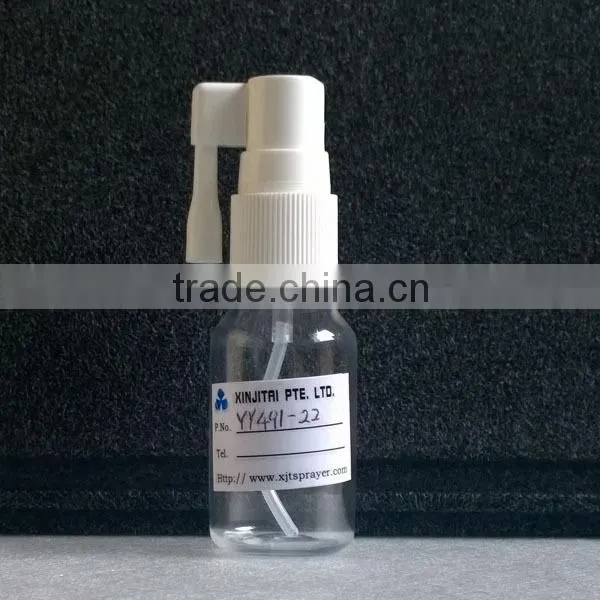 20ml PET Fine Mist Spray Bottle with Cone Shape Shoulder