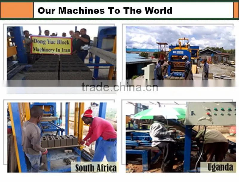 hollow block machine price QMY6-25 hollow brick machine for canton fair