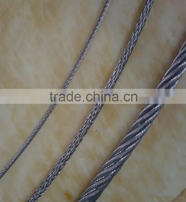 Aisi 304 Cable 7X19 Stainless Steel Wire Rope